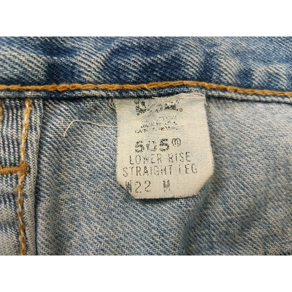 Levi's Levi 505 Vintage 90's 1996 USA Jeans Mens 42X29 Straight Leg Regular Fit